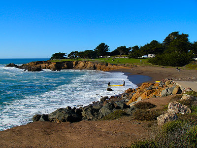 The coast at San Simeon, California